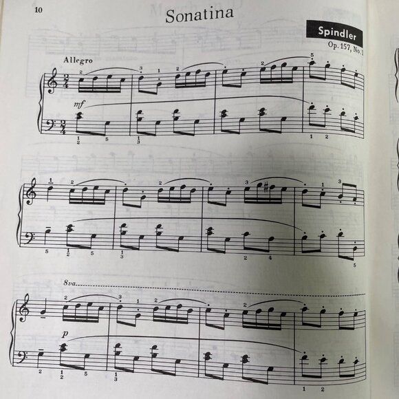 Piano Literature Sheet Music Volume One Jane Smisor Bastien 1966 Vintage u - Picture 8 of 9